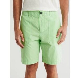 Rag & Bone Cliffe Peached Cotton Field Shorts Light Green 31‎